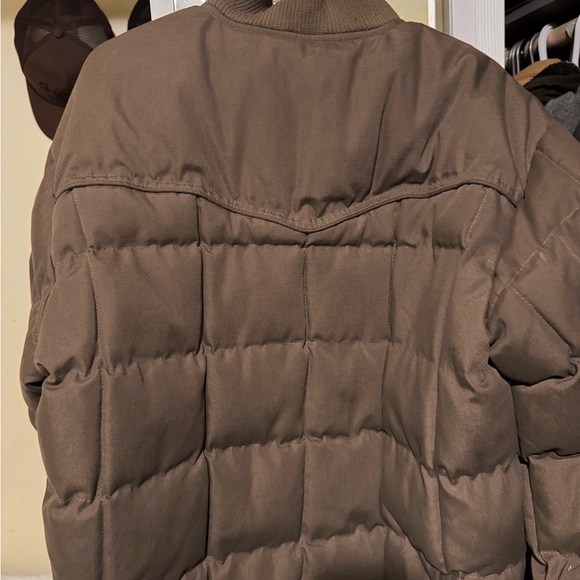 Men's Olive Puffer Jacket Rodeo - Picture 3 of 3